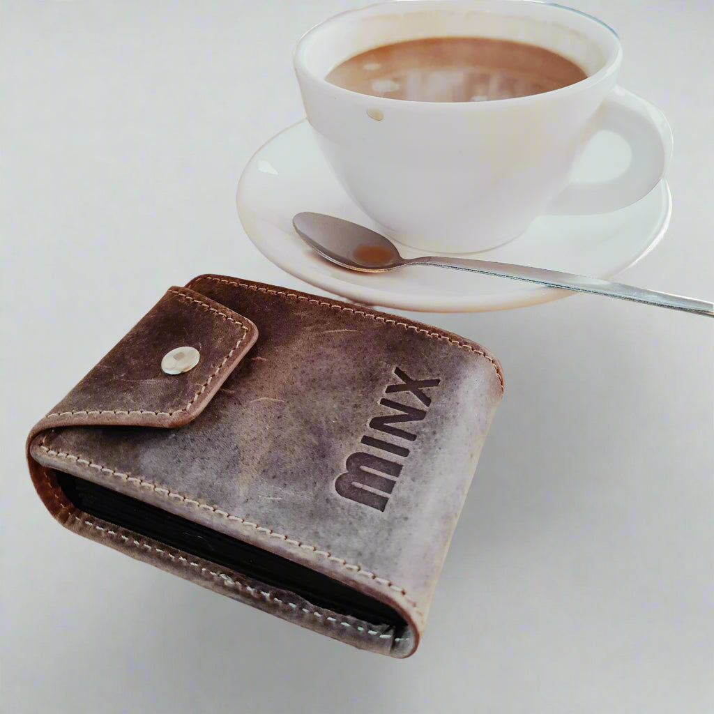 Concertina Leather  Card Holder