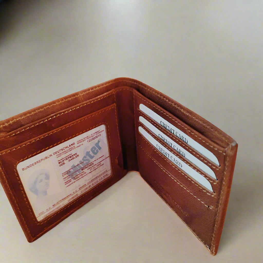 Men's Leather  Rustic Wallet