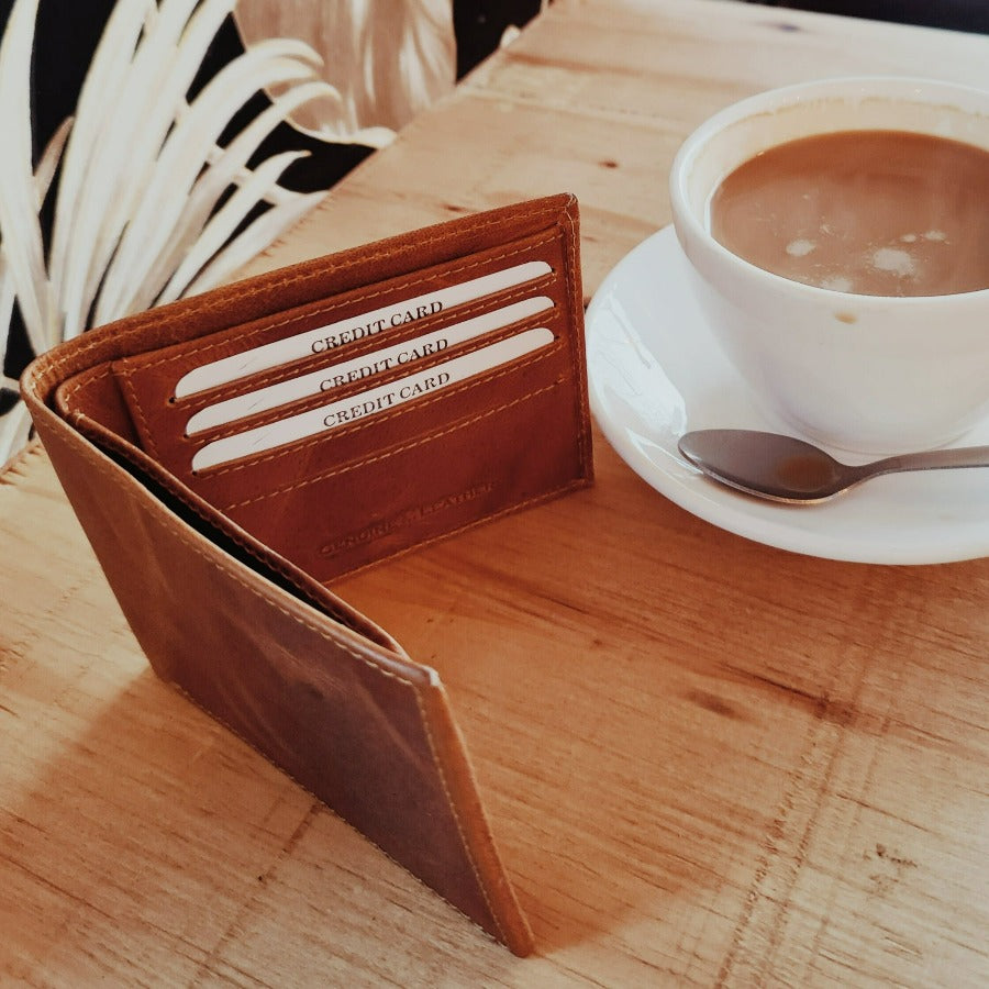 Men's Leather  Rustic Wallet