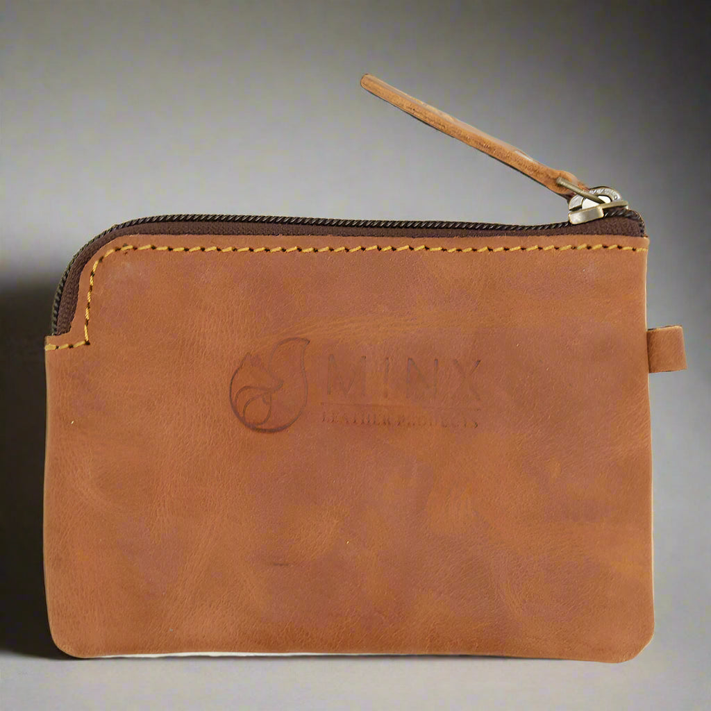 Unisex Leather Key and Card Holder