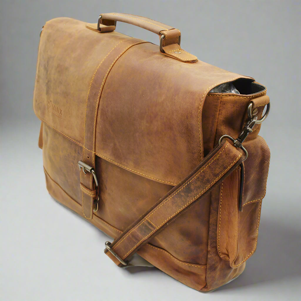 Dominican Leather Laptop Bag