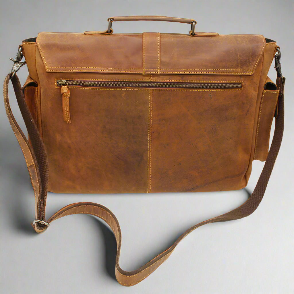 Dominican Leather Laptop Bag