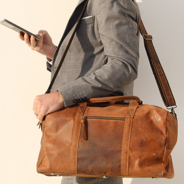 Hunter Leather Travel Bag