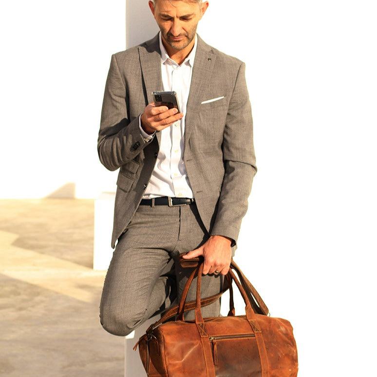 Hunter Leather Travel Bag