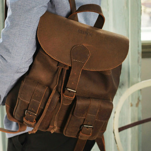 Finn Leather Backpack