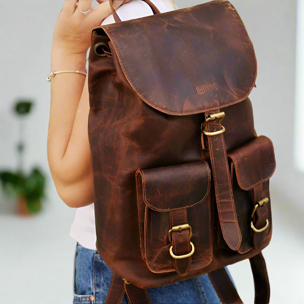 Sherri Leather Back Pack END OF RANGE SALE