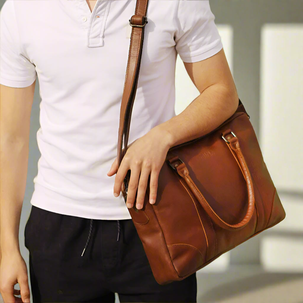 Bali Leather Laptop Bag