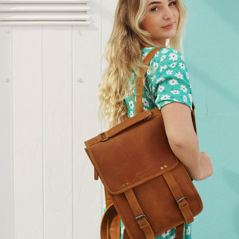 Tiffany XL Leather Backpack