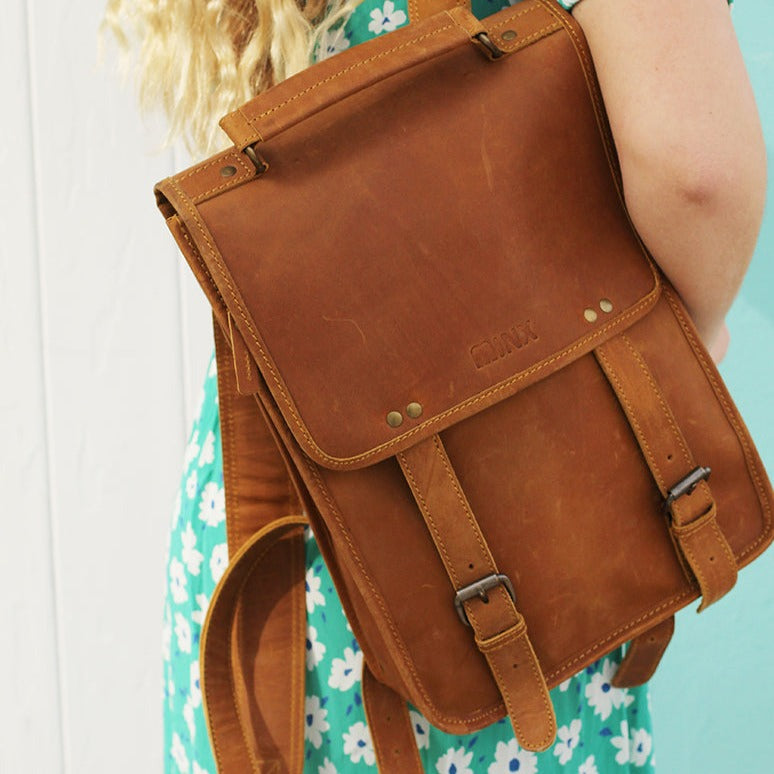 Tiffany XL Leather Backpack