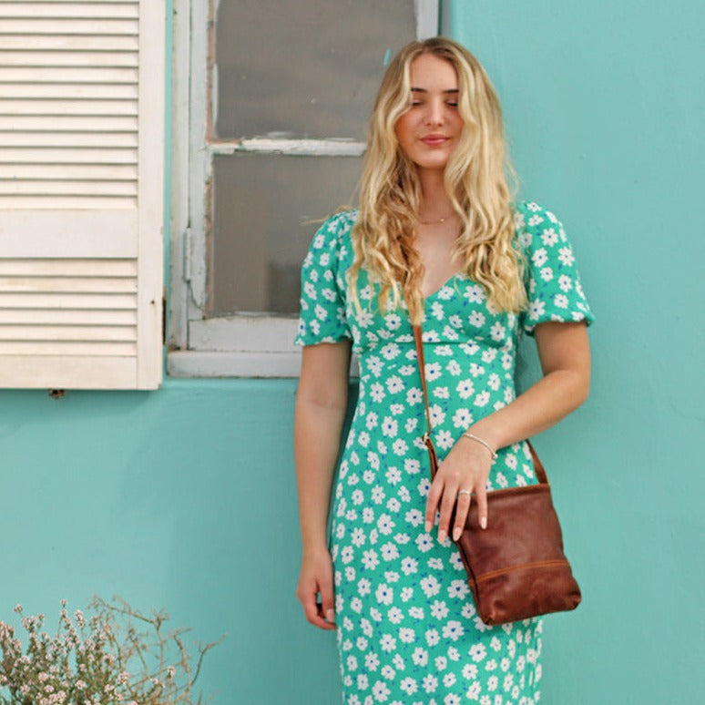 Maggie May Leather Sling Bag