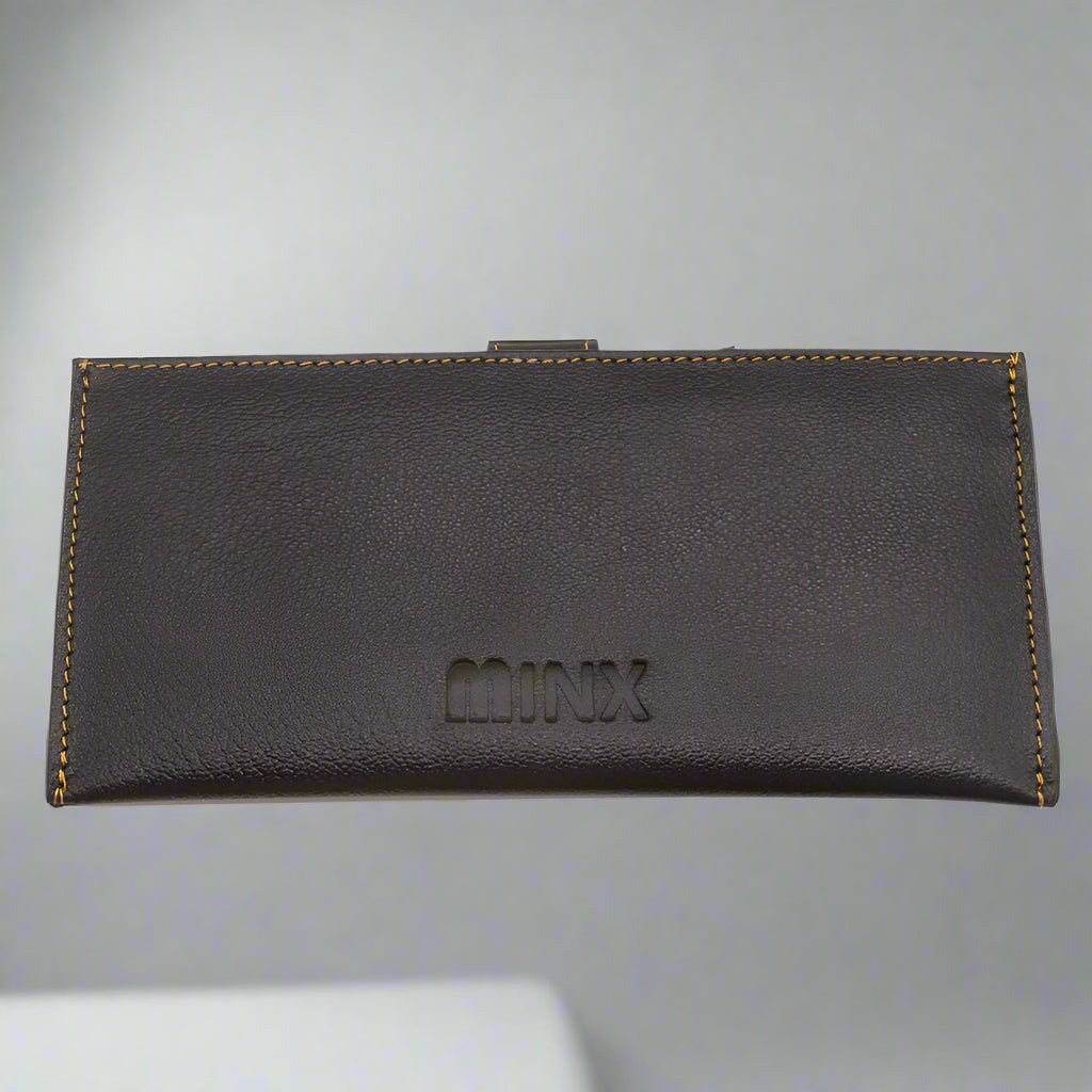 Sleek Red Leather Ladies Wallet