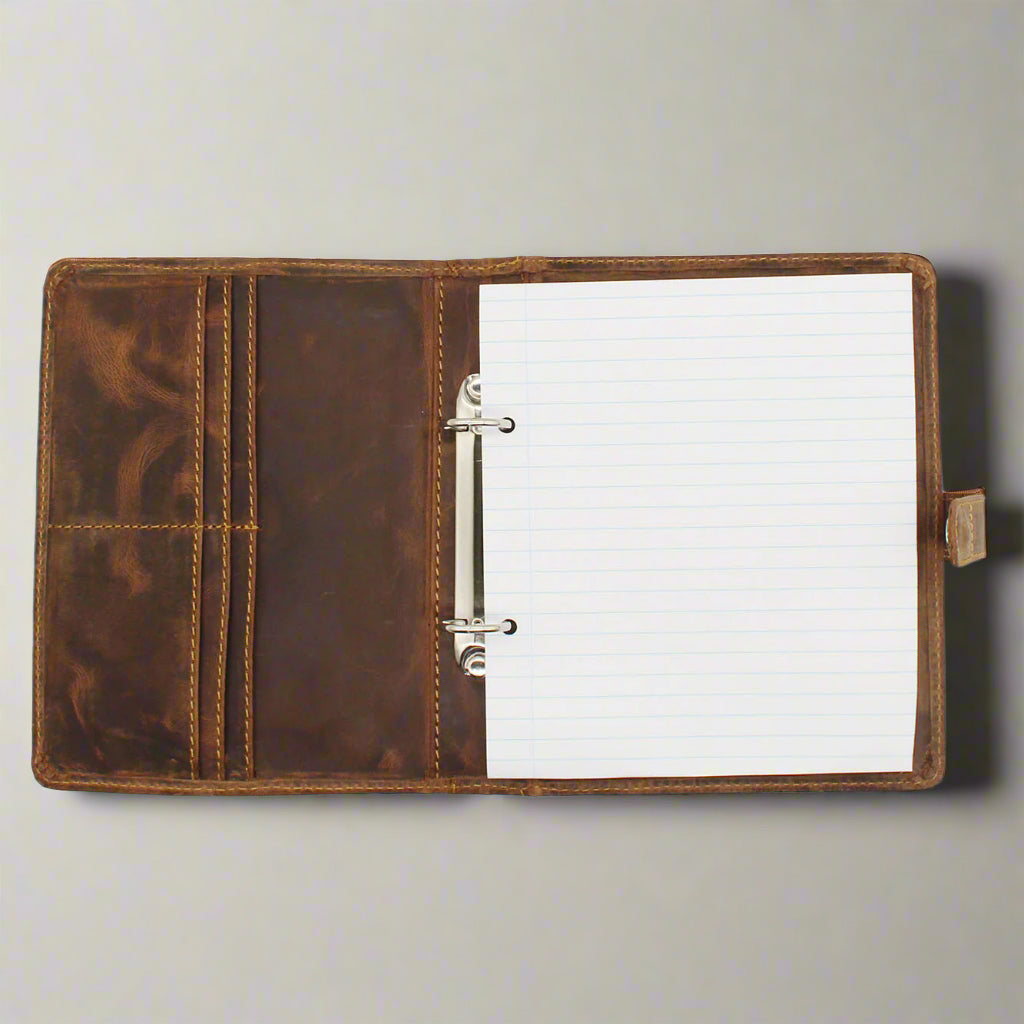 A5 Leather Business Folder