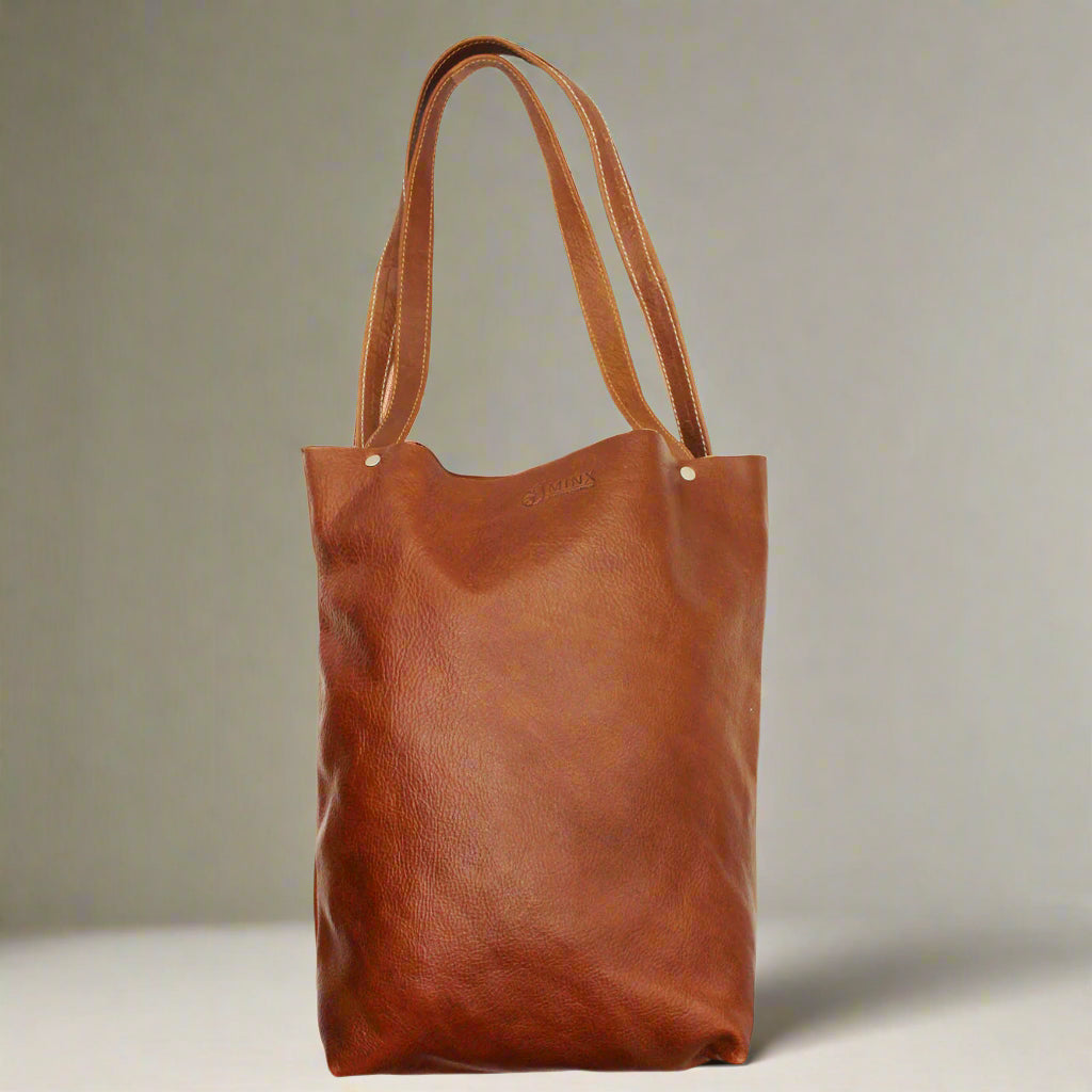 Zara Leather Shopper Bag