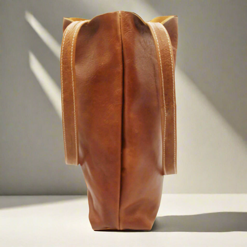 Zara Leather Shopper Bag