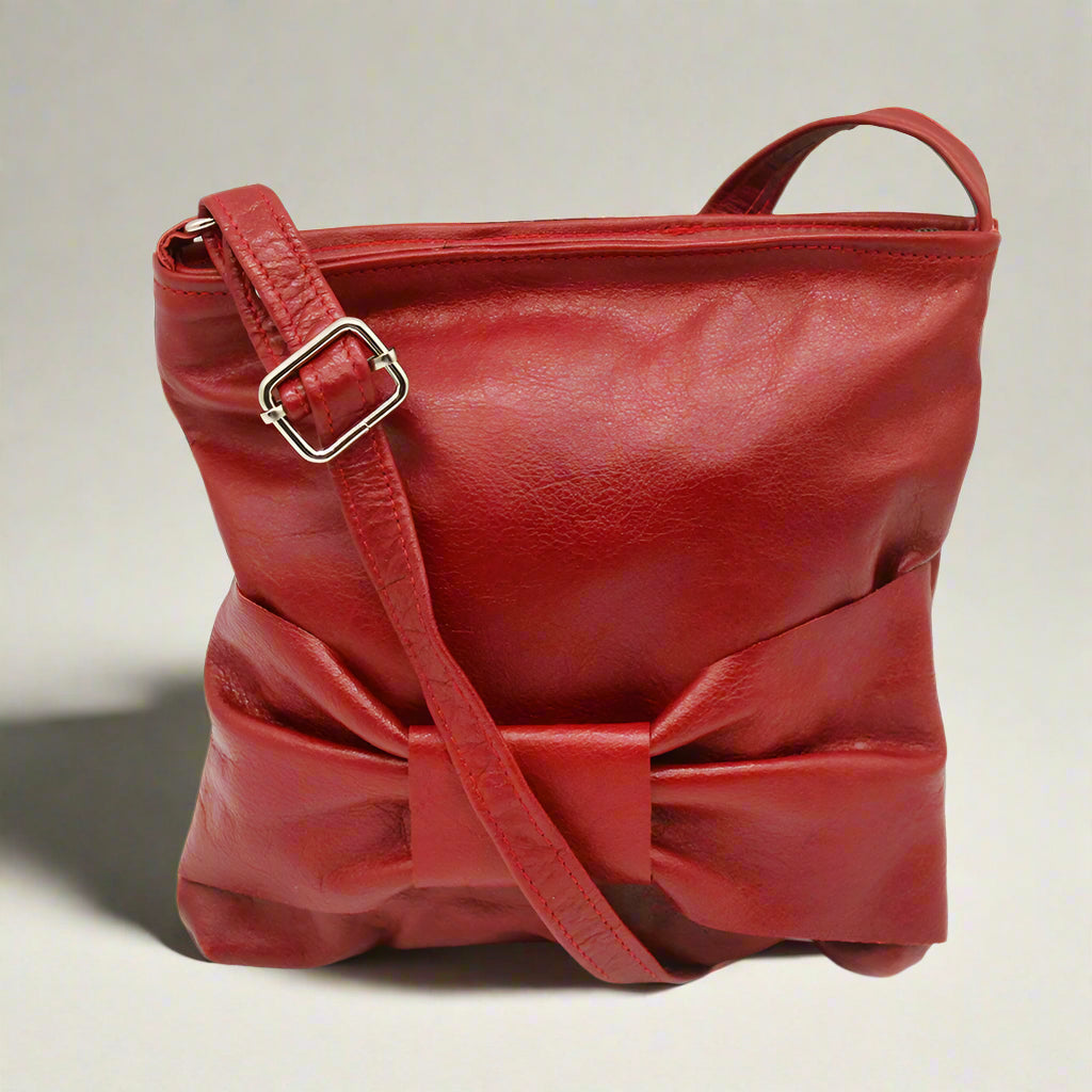 Bow Leather Sling Bag SALE