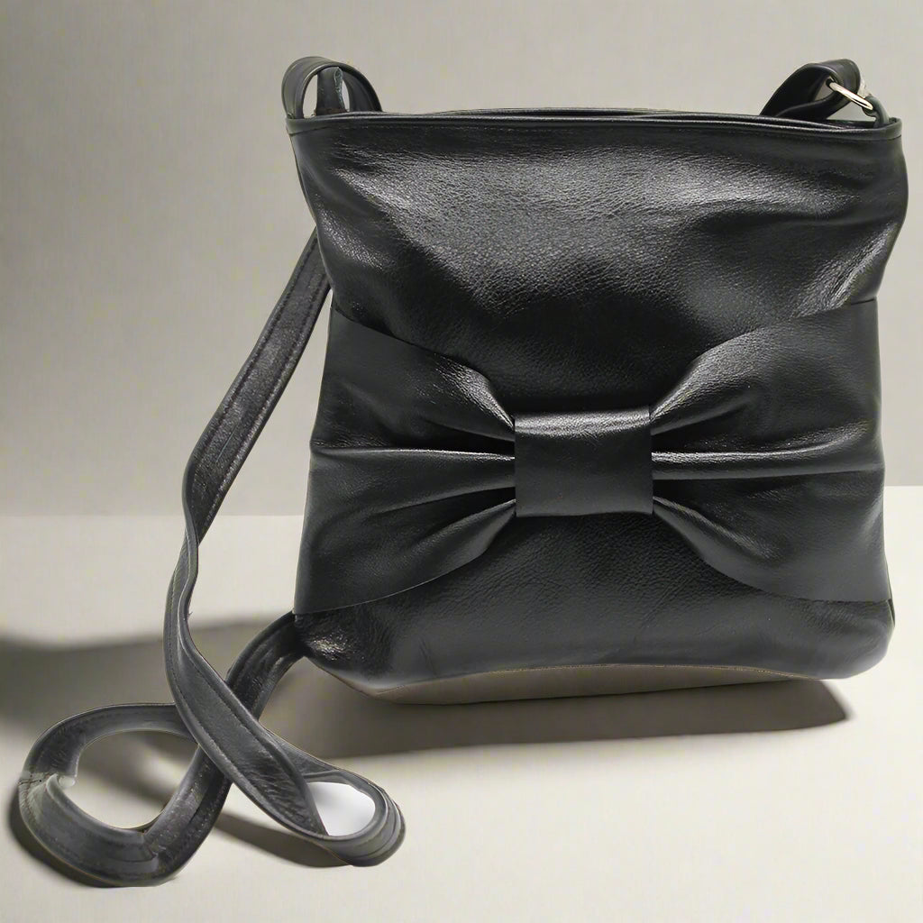 Bow Leather Sling Bag SALE