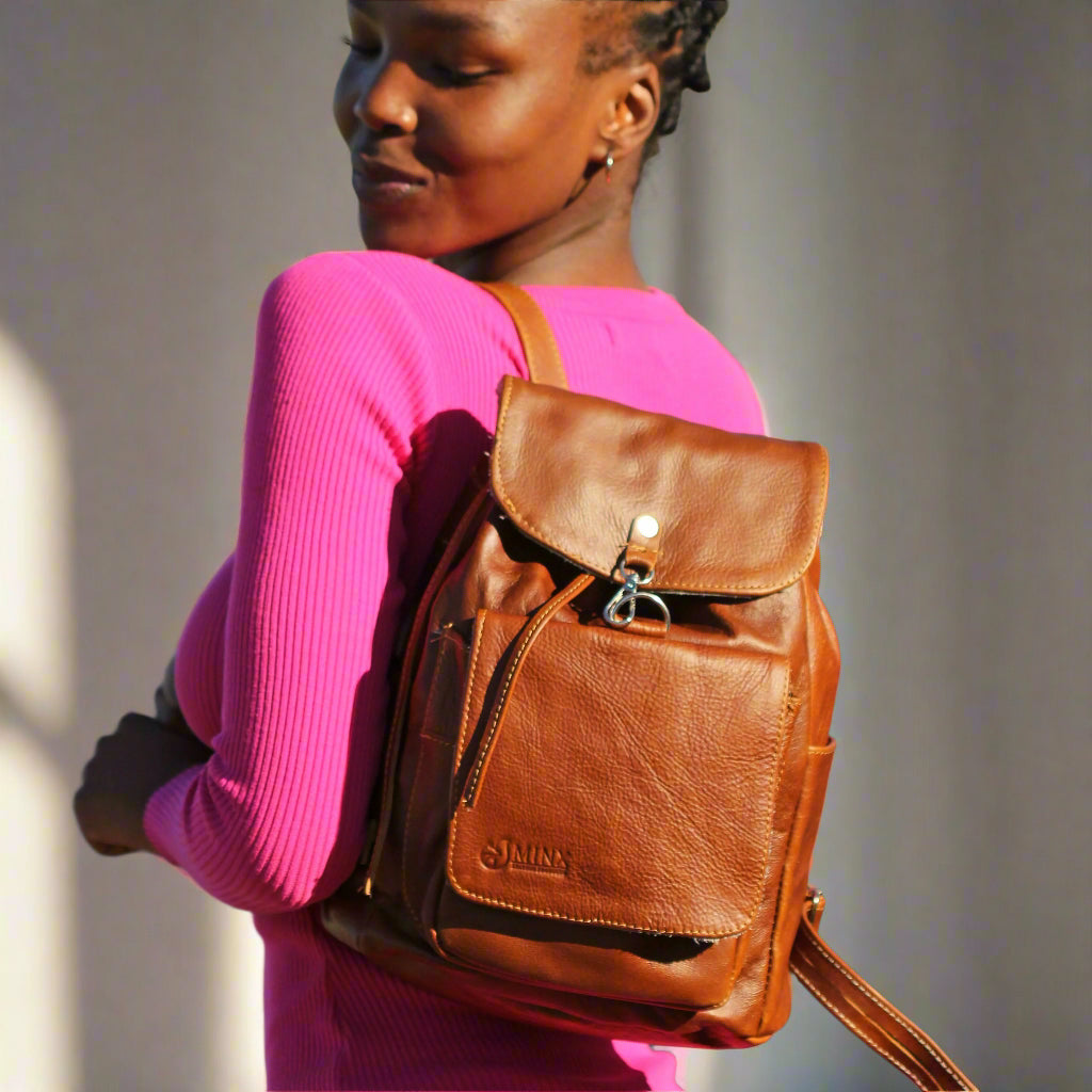 Drew Leather Backpack