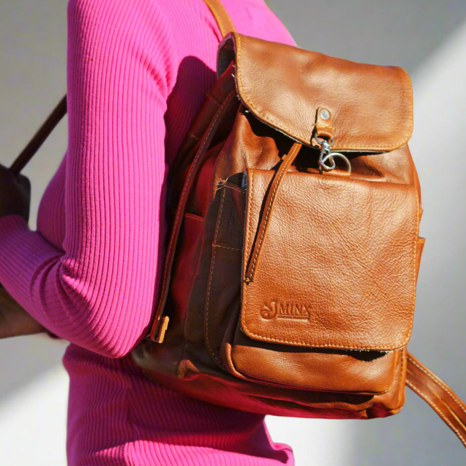 Drew Leather Backpack
