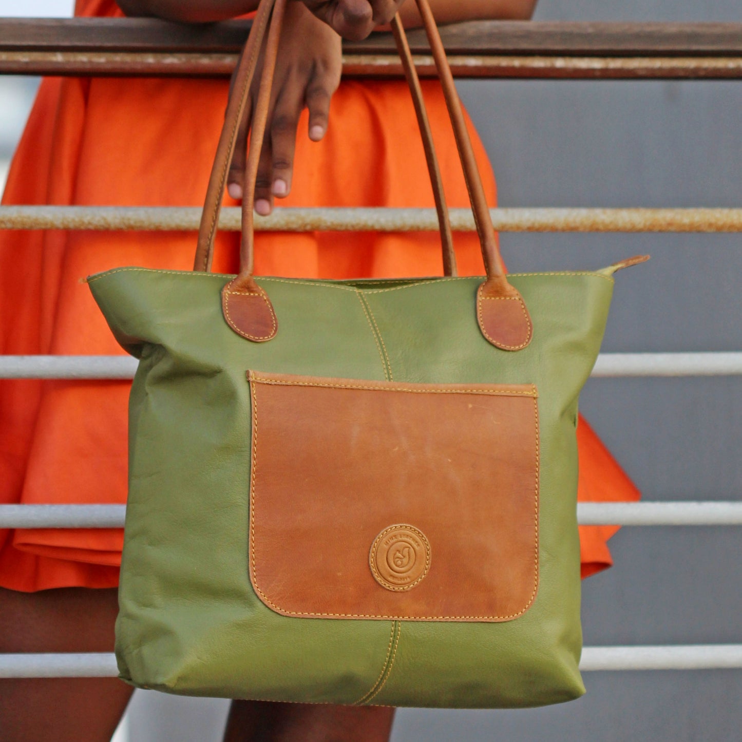 Olivia Leather Handbag Combo
