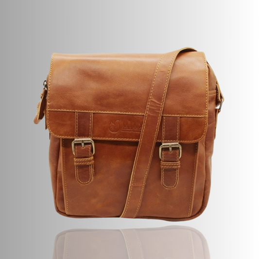 Jessie Leather Messenger Bag