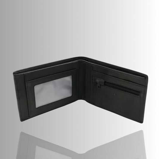 Jo Black Leather Mens Wallet