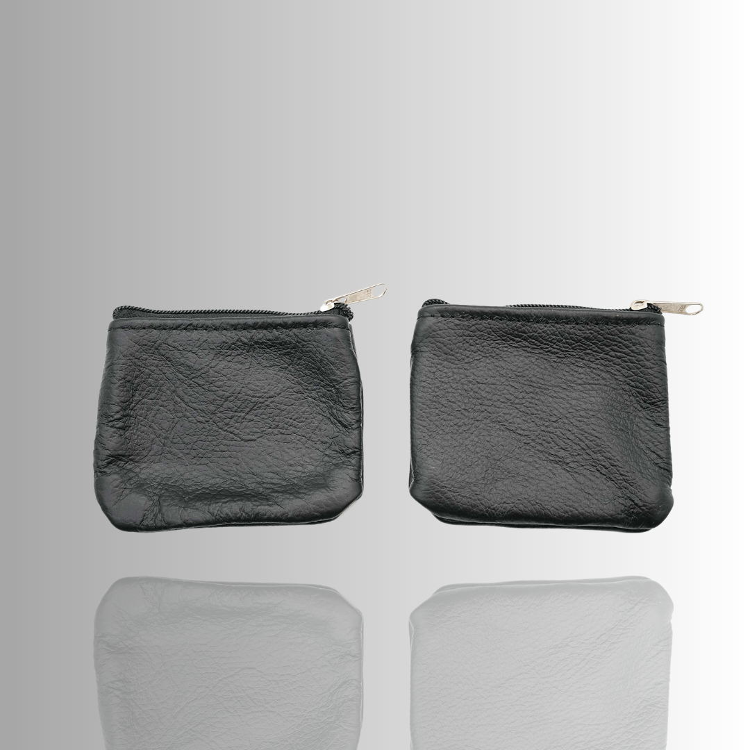 Leather Twin Coin Purse