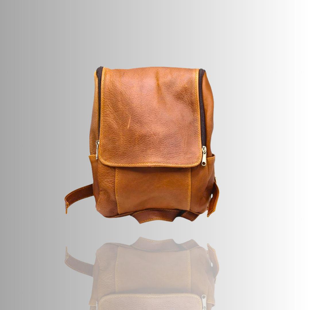 Mini Chicago Leather Backpack