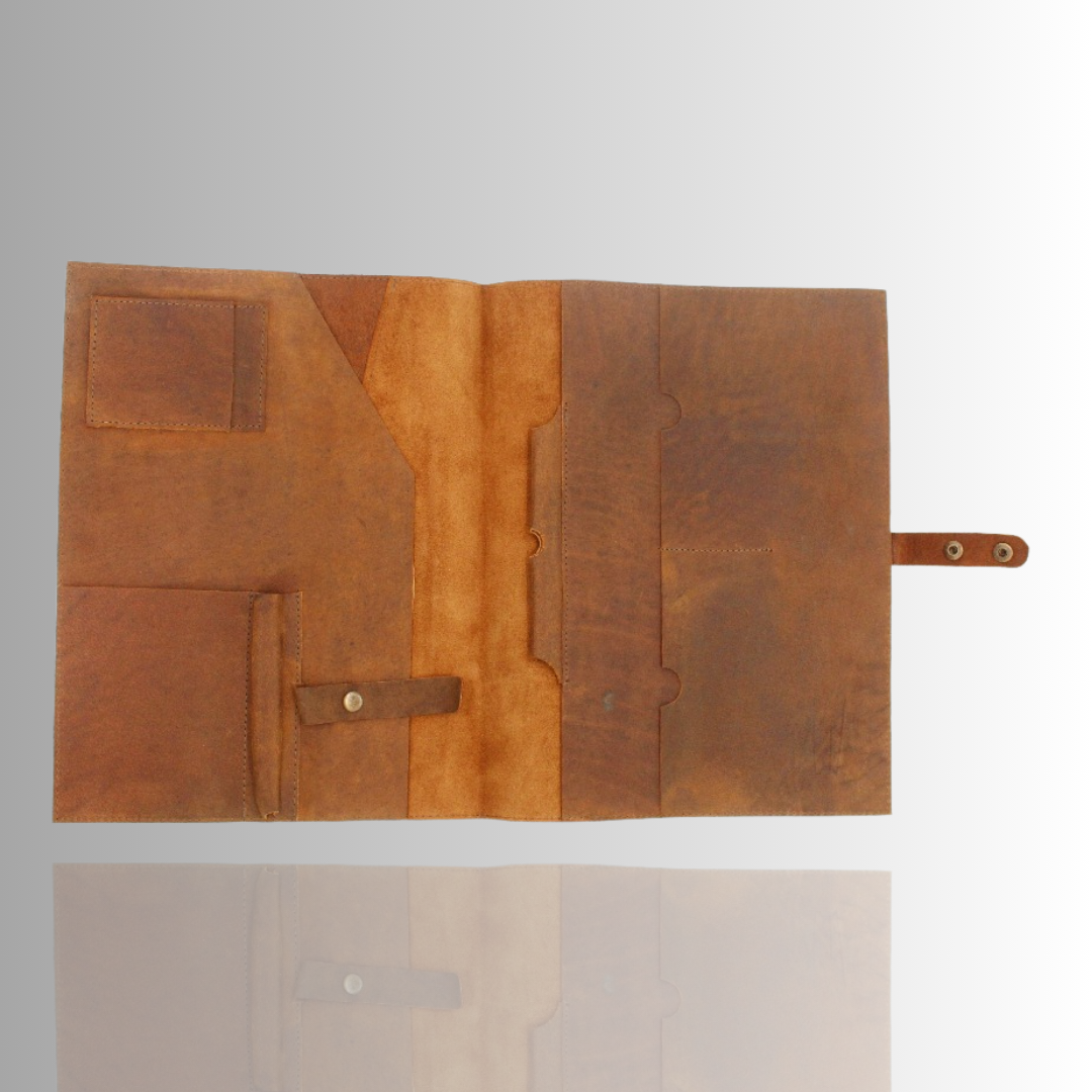 Multifunctional Leather Business Folder