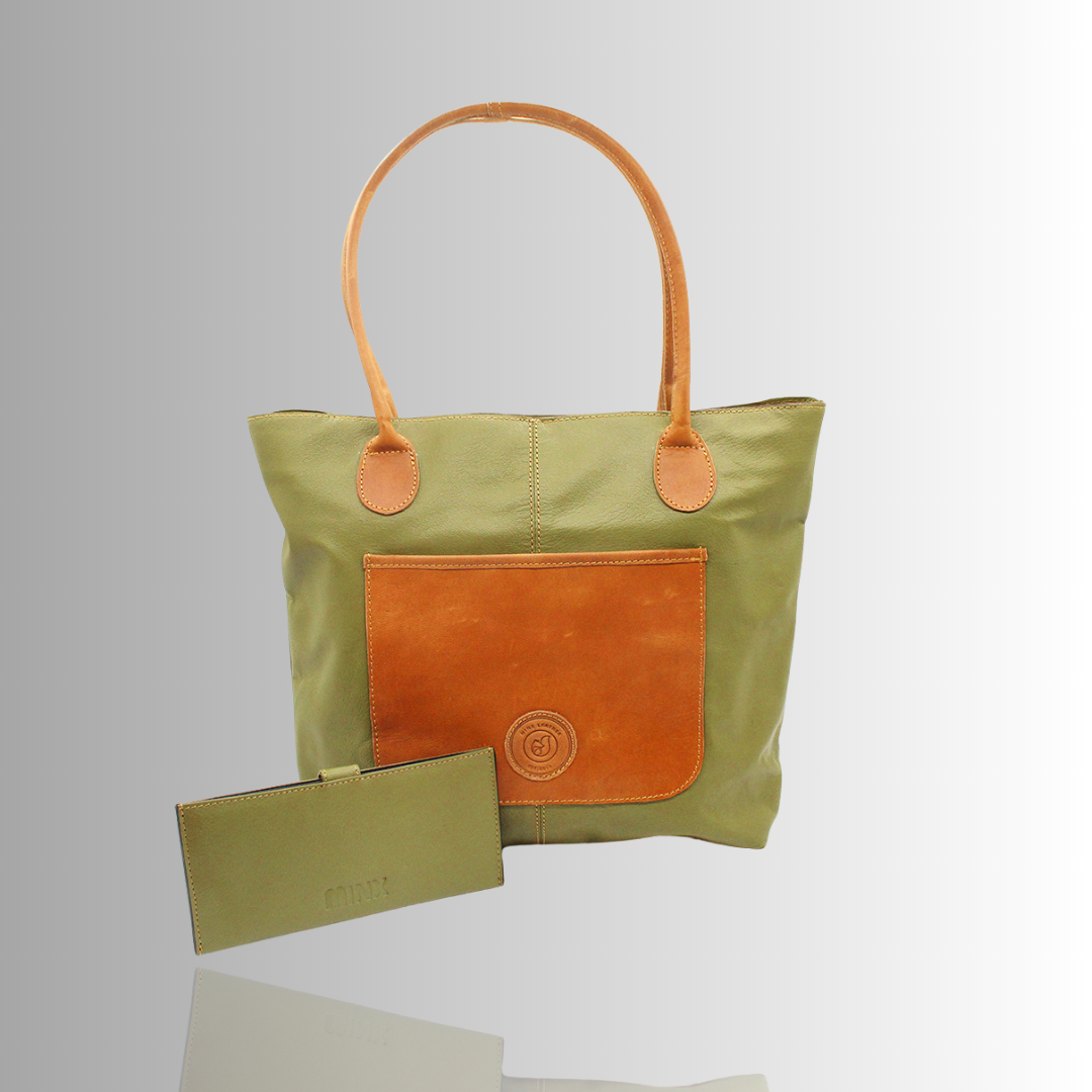 Olivia Leather Handbag Combo