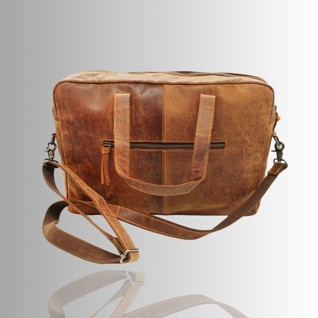 Phi Phi Leather Laptop Bag