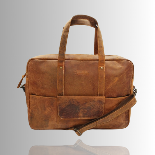 Phi Phi Leather Laptop Bag