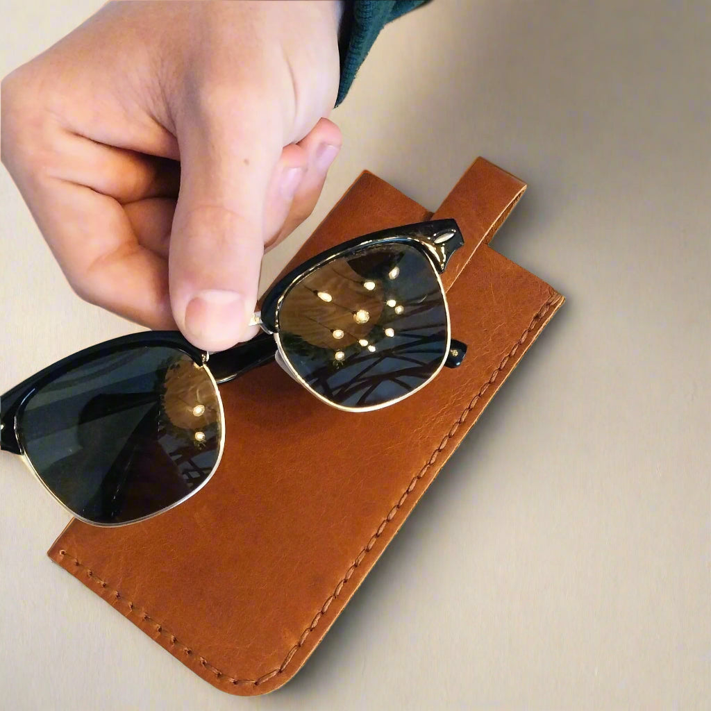 Sunny Leather Sunglass Pouch