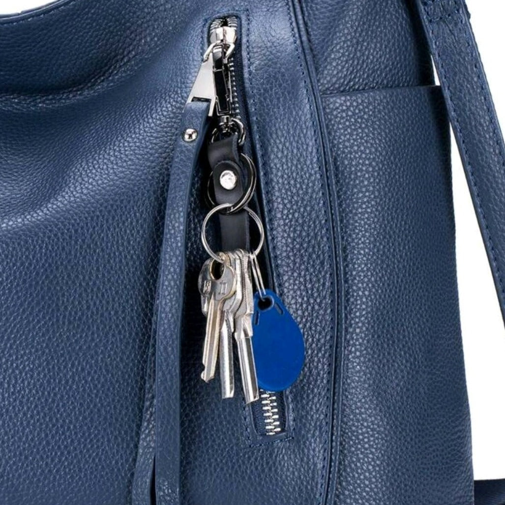 Single key ring Black