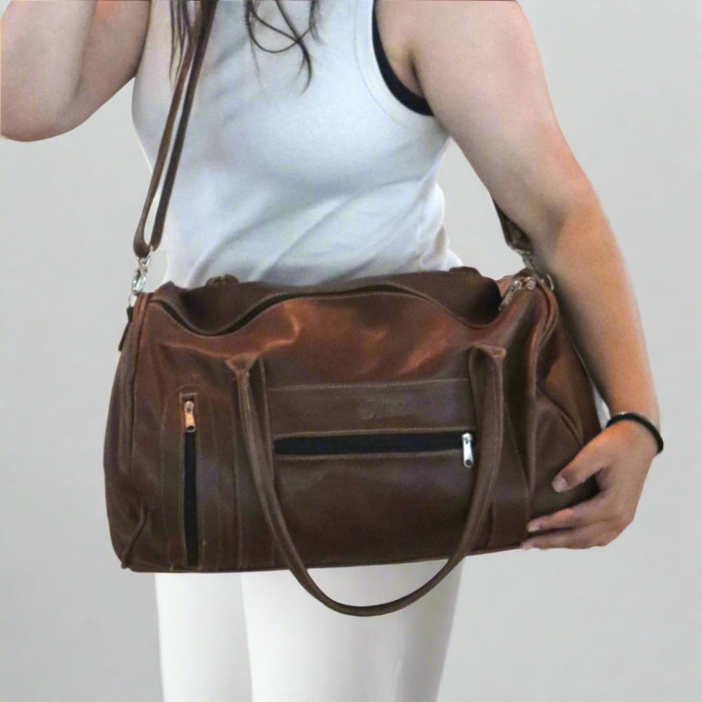 Tommy Leather Duffle bag