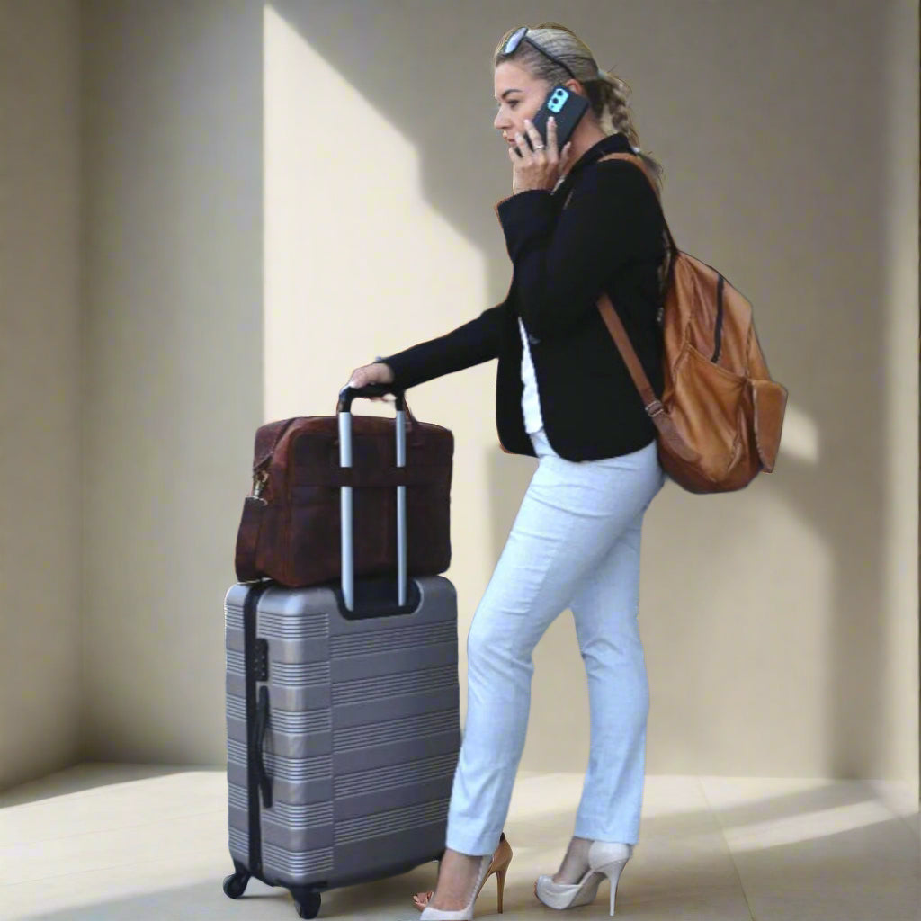 Crete Leather Laptop Bag