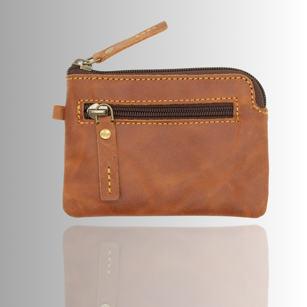 Unisex Leather Key and Card Holder