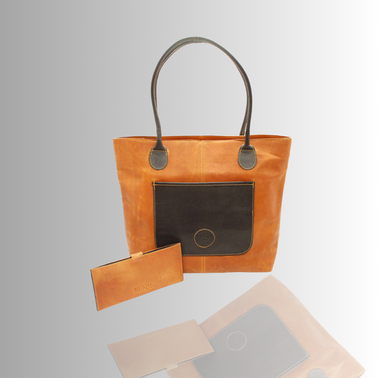Victoria Leather Handbag Combo