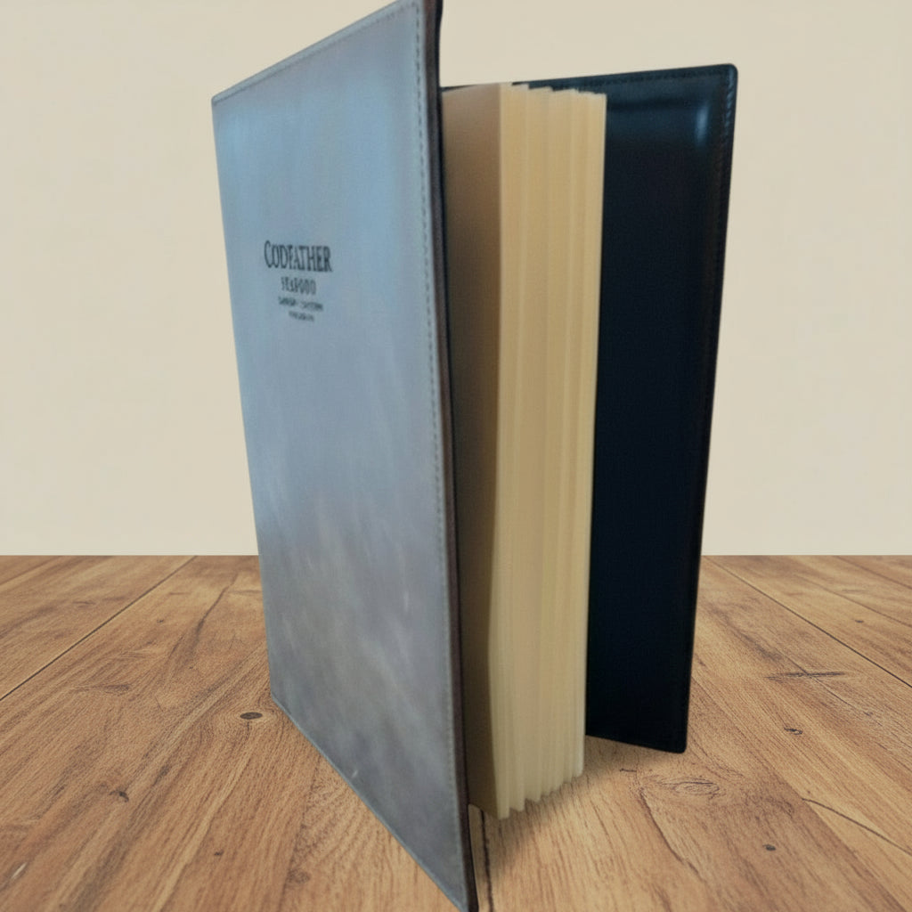 A4 Menu Book cover