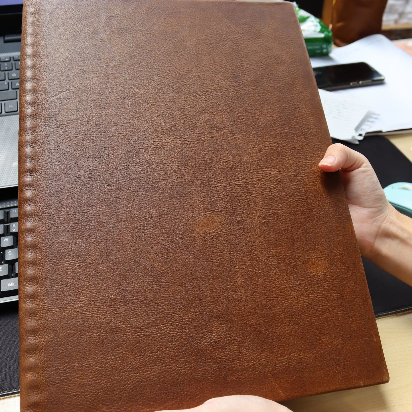 A3 Leather Guest / Artist Book