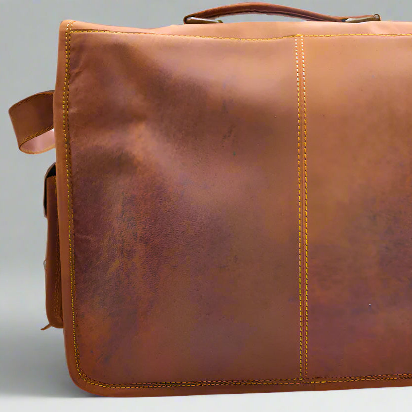 Barbados Leather Laptop Bag