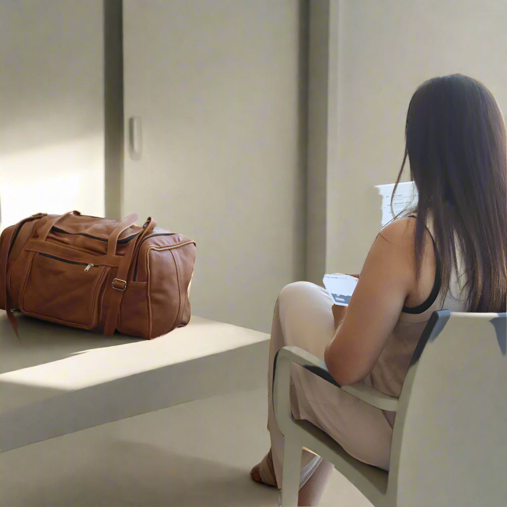 Bently Leather Duffle Bag