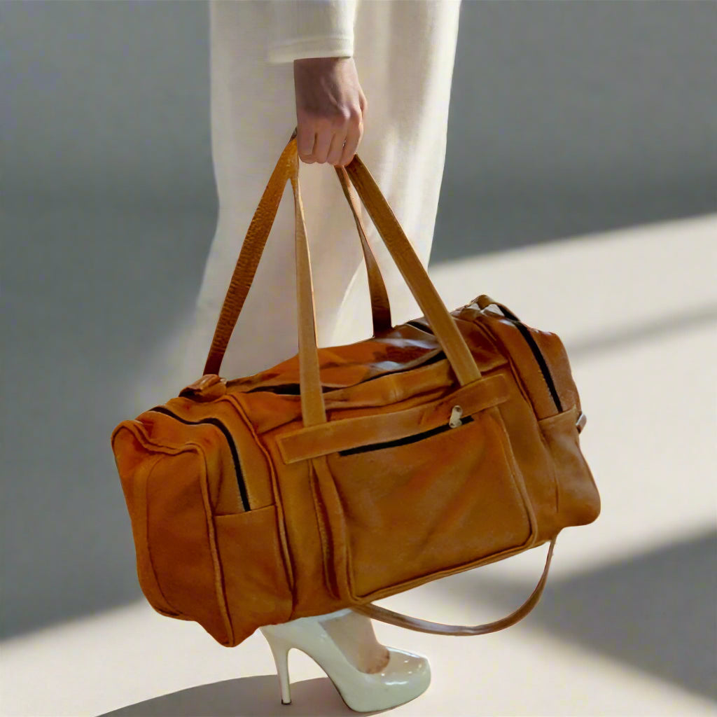 Bently Leather Duffle Bag