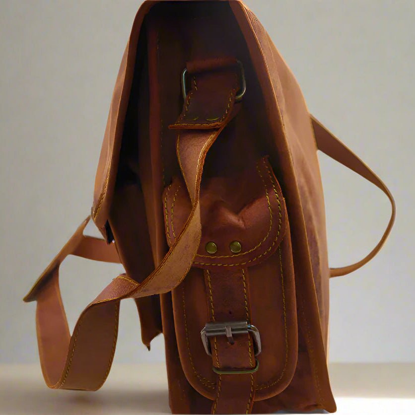 Barbados Leather Laptop Bag