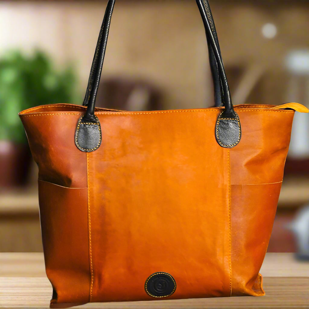 Harriett Leather Hand Bag Combo