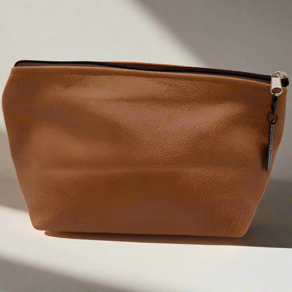 Cammy Leather Cosmetic Bag
