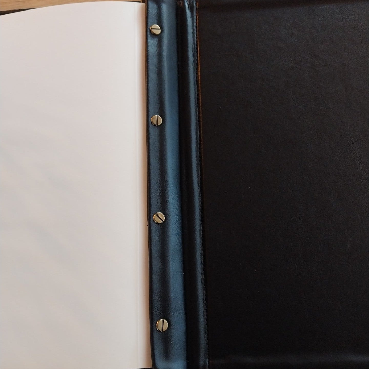 A4 Menu Book cover