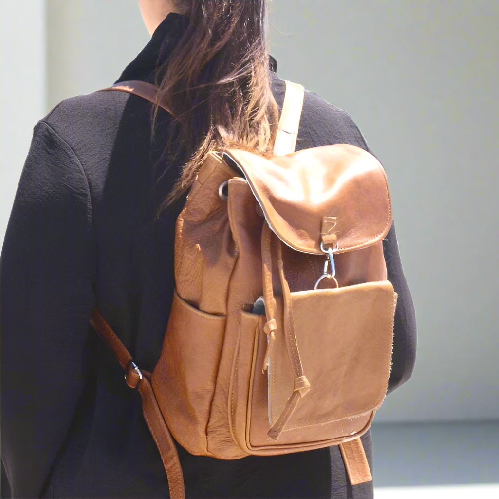 Drew Leather Backpack