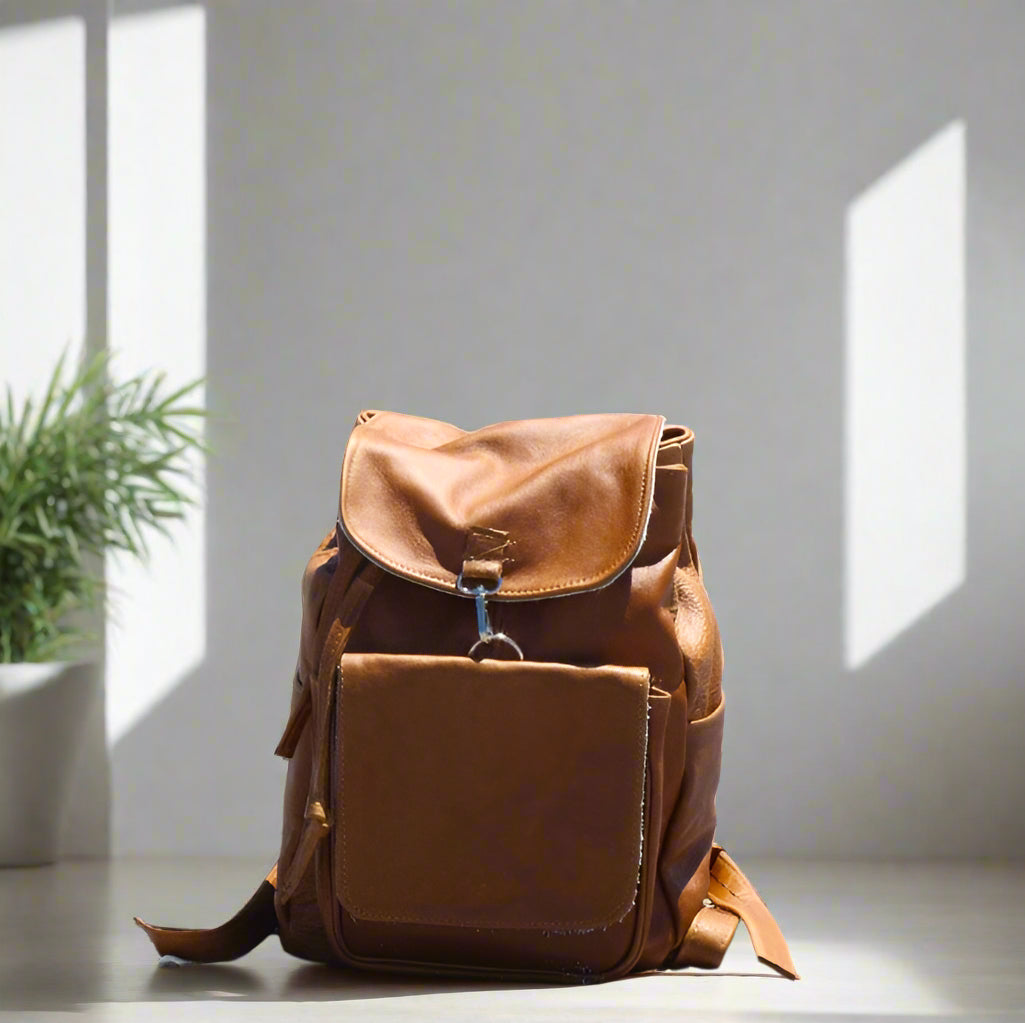 Drew Leather Backpack