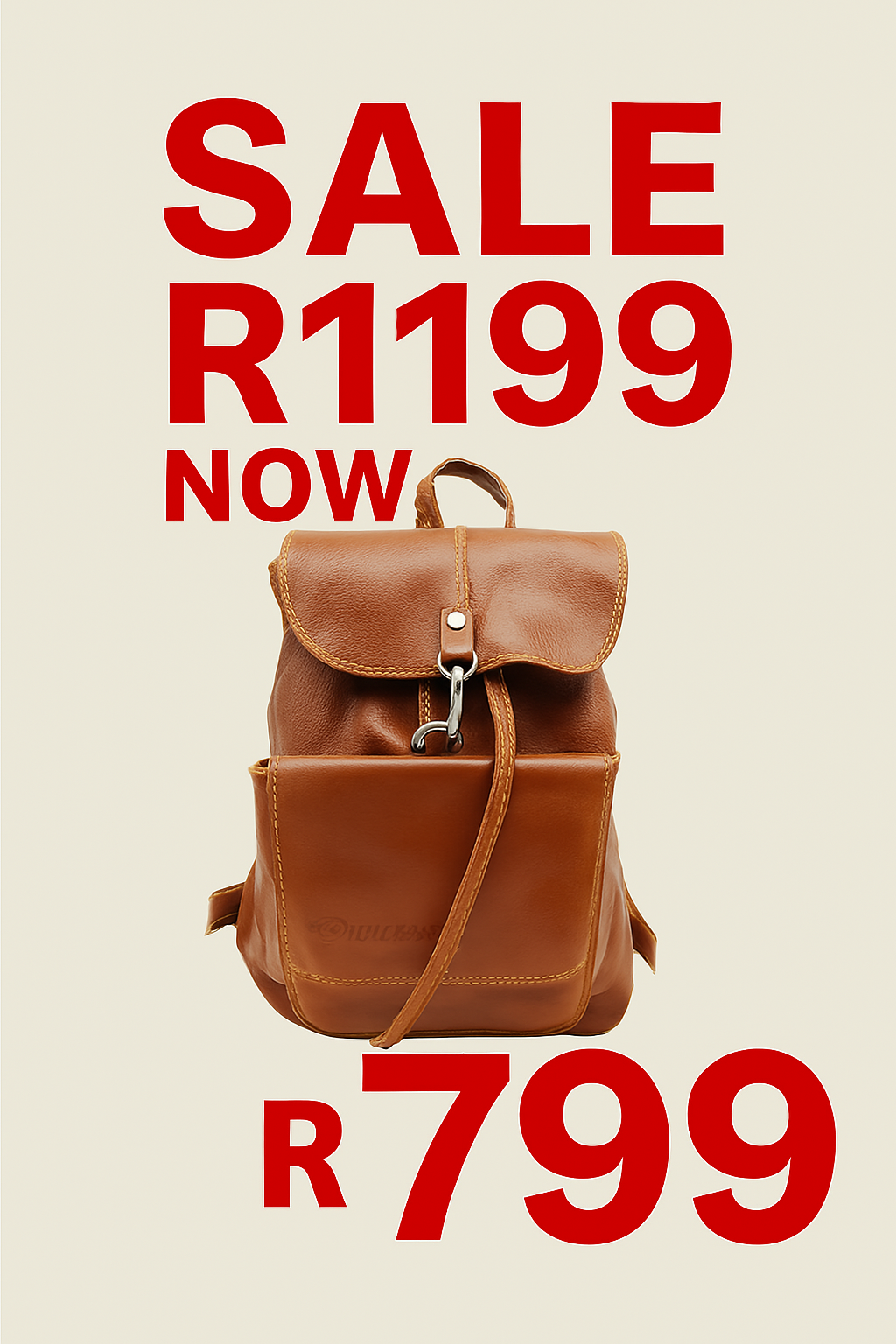 Drew Leather Backpack