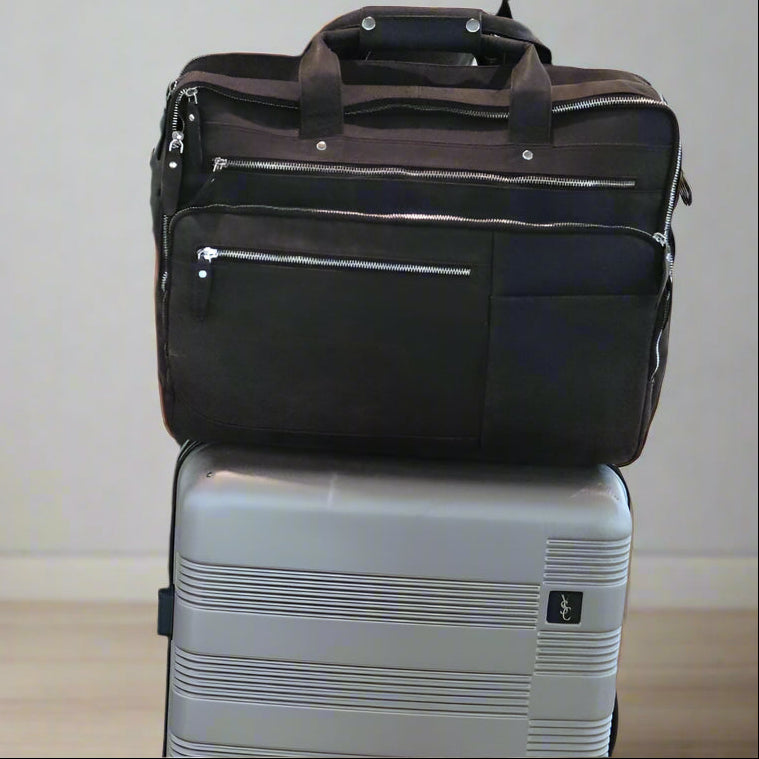 Fiji Leather Laptop Bag